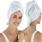 Anti Frizz Premium Cotton Hair Towel Enhances Healthy Natural Hair - Plop Wra...