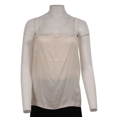 Blusa Balenciaga Años 2000 Pasarela 36 Crema Top De Colección Y2k Seda Nicholas Ghesquiere Foto 1 de 4