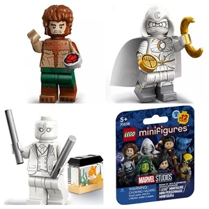 LEGO Marvel Series 2 (71039) Moon Knight Mr. Knight Werewolf By Night *RETIRED* - Picture 1 of 11