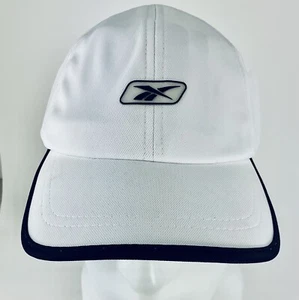 reebok one size fits all white polyester hat new with tags - Picture 1 of 12
