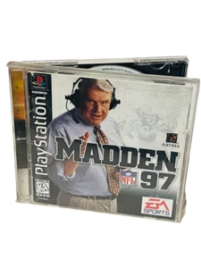 Sony Play Station video Game vtg Playstation NFL Madden 97 EA sports 1997 John - Picture 1 of 4