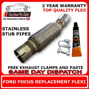 Ford Focus Escape Flexi Flex Cat Reparation Tubo 1.8tdi TDCI Acero Inoxidable - Imagen 1 de 1