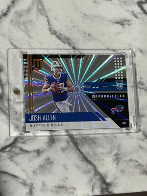 2018 Panini Unparalleled Josh Allen Rookie Shine Parallel SP RC #207 BILLS Mint - Image 1 of 4