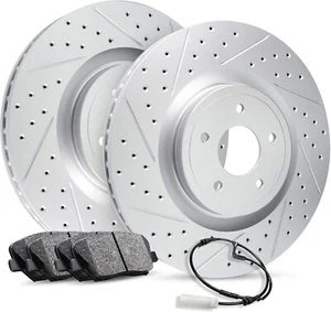 R1 CONCEPTS FPC.34033.02 CARBONE SERIES FRONT BRAKE SET FOR BMW'S - Picture 1 of 6