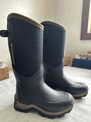 LaCrosse Womens Alpha Thermal Boots - Black/Tan - USA womens size 6 - Image 1 of 4