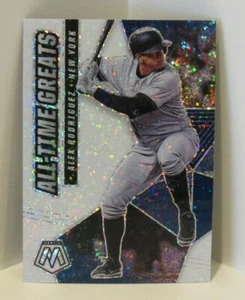 Alex Rodriguez 2021 Panini Mosaic Prizm WHITE SPARKLE SSP New York Yankees - Picture 1 of 2