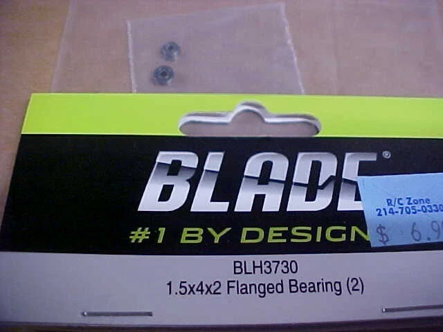 BLADE BLH3730 = 1.5 X 4 X 2MM FLANGED BEARING (2): 130 X (NEW) - Image 1 of 1