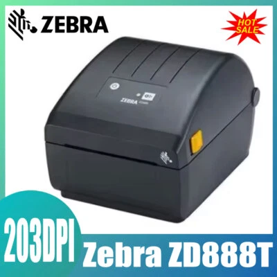 Zebra ZD888T USB 203 DPI Desktop Thermal Barcode Label Printer Replace GK888T - Image 1 of 4