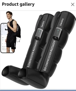 Air Compression Leg Massager Boots for Circulation & Pain Relief Cordless (LG) - Picture 1 of 11