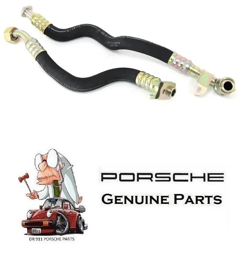 PORSCHE 968 OIL COOLER LINE SET GENUINE 94420701106 944 207 011 06 - Image 1 of 1