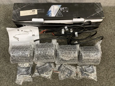 NUEVO GENUINO TURBO-SII TODOTERRENO LUZ LED KIT 4 PIEZAS 4" 18W Spot Beam Cube Foto 1 de 4