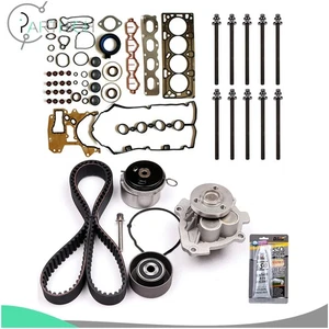 Fits 09 Chevrolet Aveo5 1.6 Head Gasket Set Timing Belt Kit Water Pump Tensioner - Picture 1 of 24