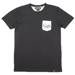 Lotto 3 T-shirt Uomo Aztec Tessuto Tasca Girocollo Casual T-shirt Taglia S - Foto 1 di 6