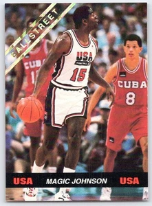 Magic Johnson USA 1992 Ballstreet Olympic Basketball Card - Picture 1 of 2