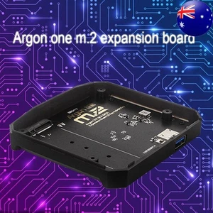Argon ONE Case Expansion Board with Hi-Fi DAC SSD Connected for Raspberry Pi 4B - Afbeelding 1 van 7
