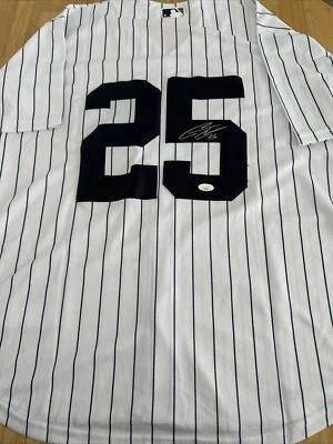 Gleyber Torres New York Yankees Autographed Jersey JSA Certified - Image 1 of 4