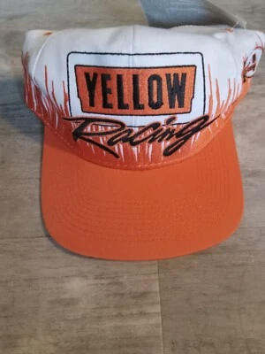 Gorra de béisbol Chase Authentics naranja y blanca Racing Snapback talla única Foto 1 de 4