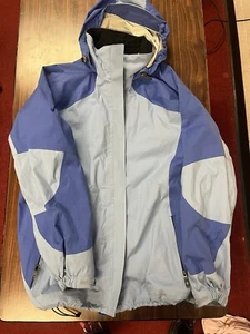 LL Bean 3 In 1 Polartech Jacket The weather channel Women’s XL Purple/blue - Picture 1 of 4