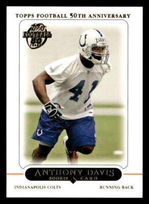 Anthony Davis 2005 Topps Rookie Card #386 Indianapolis Colts - Image 1 of 2