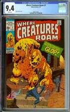 WHERE CREATURES ROAM #7 CGC 9.4 WHITE PAGES // BRONZE AGE HORROR MARVEL 1971