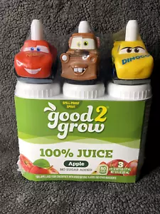 Good 2 Grow Juice & Toppers Disney Cars - Lightning McQueen Dinoco Mater Set NEW - Picture 1 of 6
