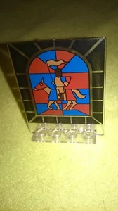 LEGO 6091 6095 6098 Door 2 x 8 x 6 Revolving with Stained Glass Knight 30102px2 - Picture 1 of 1