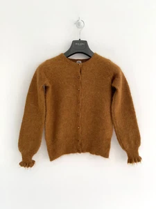 La Redoute Alpaca Wool Cardigan Jumper Camel Brown UK 8 - Picture 1 of 14