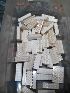 Lego weißer Stein 2X6 10 Stück Bulk Lot NEU - Bild 1 von 1