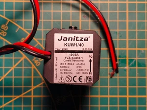 Janitza KUW1/40 Stromwandler 150/5A 1VA Class1 - Bild 1 von 3