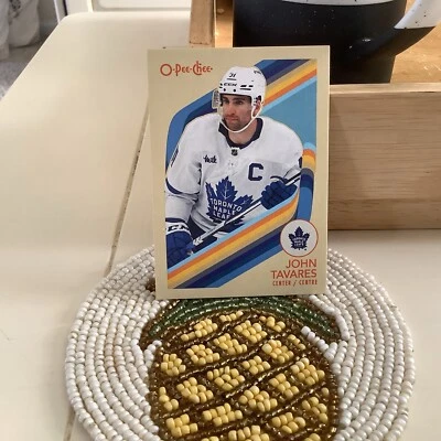 John Tavares, Retro #197 - 2023-24 O-Pee-Chee Toronto Maple Leafs - Image 1 of 2