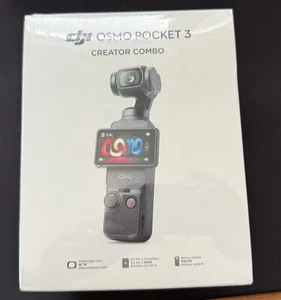 NUOVO DJI - Osmo Pocket 3 Creator Combo fotocamera portatile stabilizzata 3 assi 4K - Foto 1 di 8