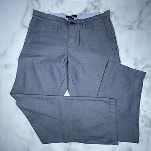 Tommy Hilfiger Mens Custom Fit Chinos Coupe Surmesure Gray US Size 31Wx30L - Picture 1 of 11