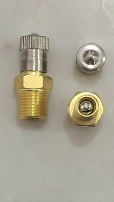 2pcs 1/8" NPT MPT Solid Brass Air Compressor Tank Fill Valve  Schrader - Image 1 of 4