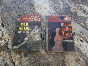 BLOOD ON THE STARS Mike Shayne von Brett Halliday Neu Dell Edition 1962 & Köpfe... - Bild 1 von 19