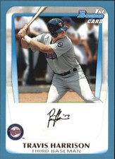 2011 (TWINS) Bowman Draft Prospects Blue #BDPP41 Travis Harrison/499