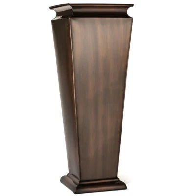 H Potter GAR542 jardinera grande al aire libre alta cobre patio terraza jardineras Foto 1 de 4