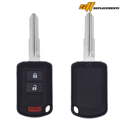NEW KEY REMOTE HEAD FOB FOR 2015-2024 MITSUBISHI MIRAGE + G4 6370B904 OUCJ166N - Image 1 of 4