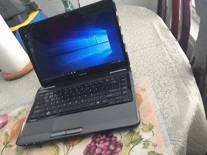 TOSHIBA SATELLITE L645D 14(AMD TURION 2/4GB RAM/250GB/WIN10/OFFICE07)GREAT SHAPE - Picture 1 of 11