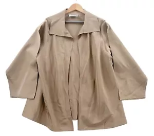 Zoran 100% Silk Open Jacket Made in Italy One Size - Picture 1 of 9