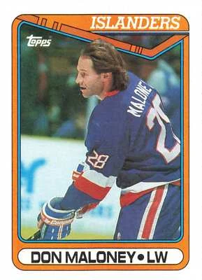 1990-91 Topps #31 Don Maloney NHL Islanders - Image 1 of 2
