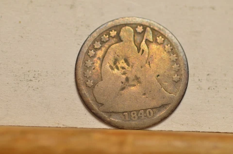 1840-O Liberty Seated Half Dime (AS SHOWN) Item #5378 Cover