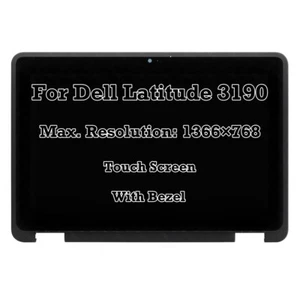 For Dell Latitude 3190 2-in-1 LCD Touchscreen Display Digitizer Assembly w/Bezel - Picture 1 of 5