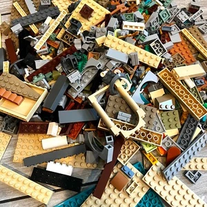 200 Pcs LEGO CASTLE Brick Lord of the Rings Knight Parts Bulk Lot Authentic Dots - Picture 1 of 5