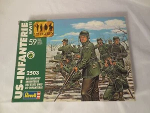 REVELL WWII US INFANTRY PLASTIC SOLDIERS 1/72 #2503 - Picture 1 of 5