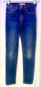 *** KIDs LEVIS 720 Jeans Faded Blue High Rise Super Skinny Sz 8 *** - Picture 1 of 7