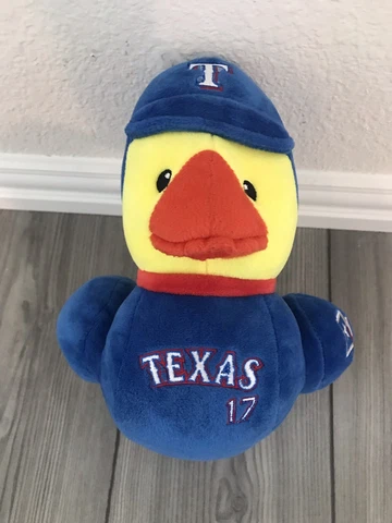 Forever Collectibles Texas Rangers Baseball MLB 10” Plush Duck Lovey Texas 17 Cover