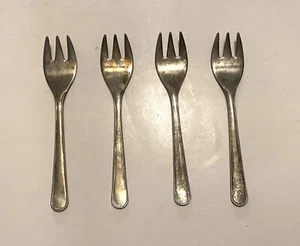 Lote de 4 horquillas de bebé vintage Leonard plateadas  - Imagen 1 de 4