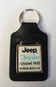 JEEP CHRYSLER KNOWL HILL CAR AUTOMOTIVE MEMORABILIA COLLECTIBLE KEY FOB KEYRING - Picture 1 of 4