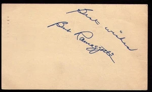 1949 Bob Ramazzotti Brooklyn Dodgers Cubs VINTAGE GOVERNMENT POSTCARD GPC SIGNED - Picture 1 of 2