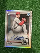 2020 Bowman Chrome Draft Levi Prater Refractor Auto Autograph #64/499 Cardinals